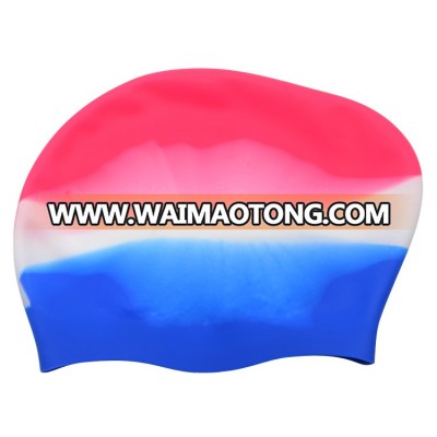 silicone swimming caps women custom logo colorful ladies swimming cap