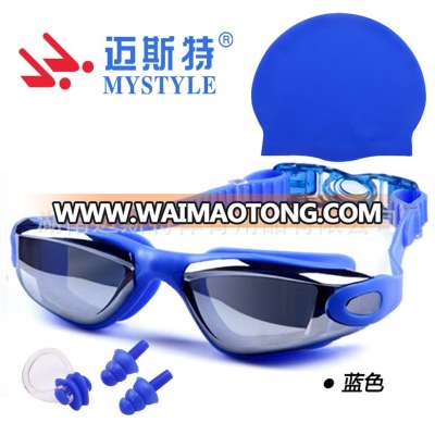 supplier mirror coated design anti fog  custom swim goggles