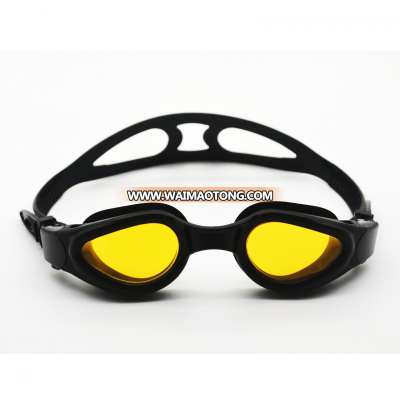 manufacturer direct sale silicone swimming goggle custom print oem swim goggles with case