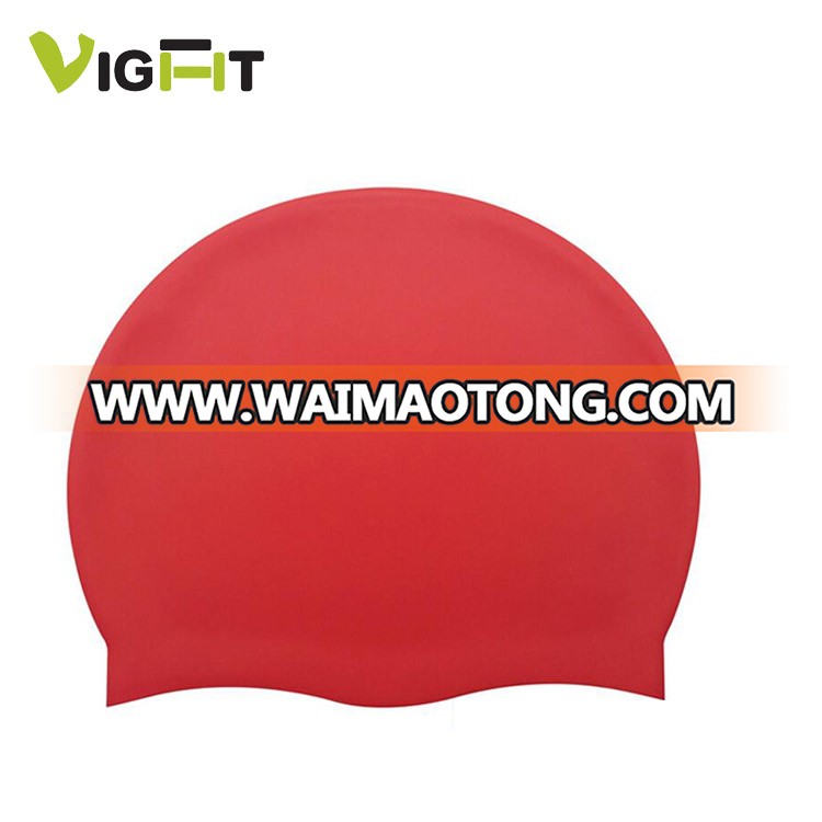 Funny Adult silicone custom printed swimming caps